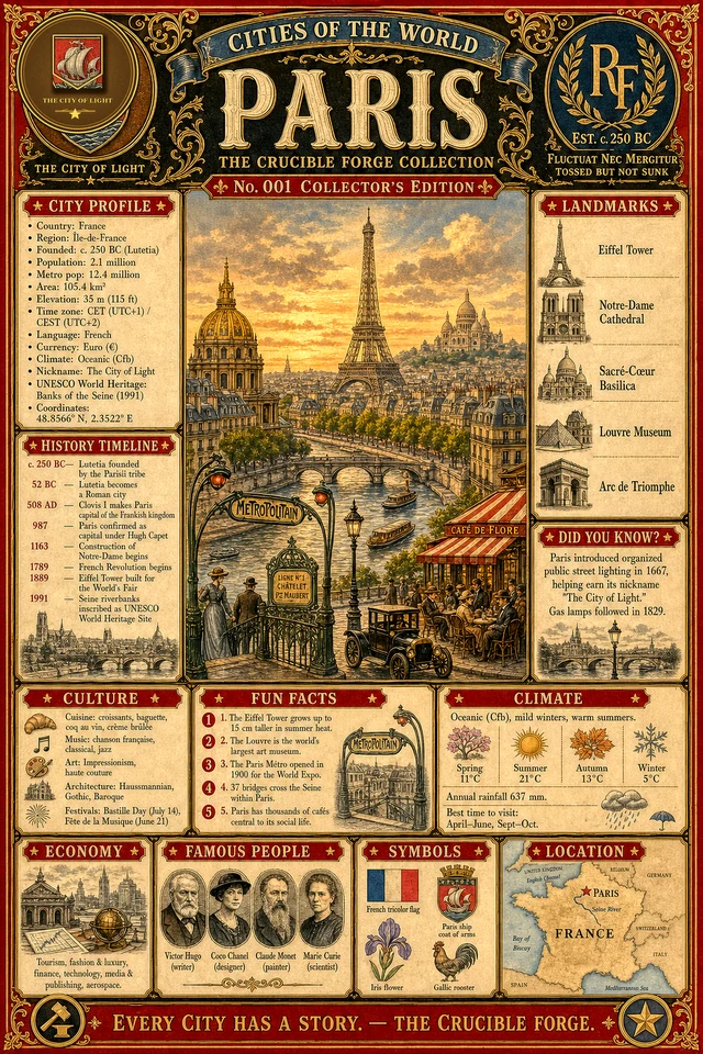 Paris, the first edition in the Cities of the World series.
