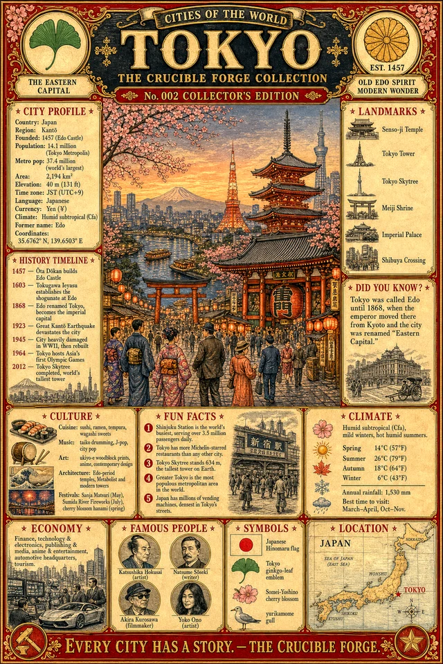 Cities of the World No. 002: Tokyo, the Eastern Capital.
