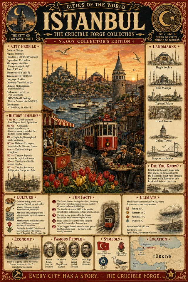 Cities of the World No. 007: Istanbul, the City on Two Continents.